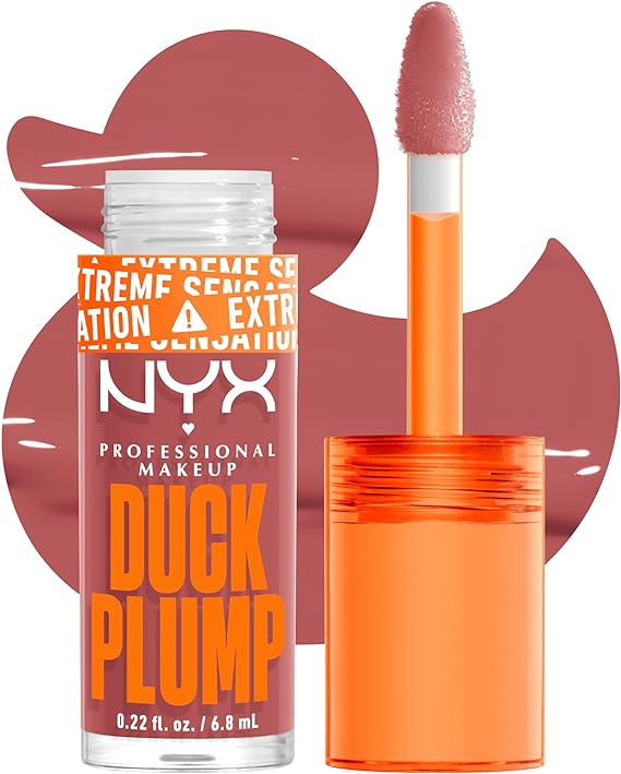 Plumping lip gloss for fuller-looking lips