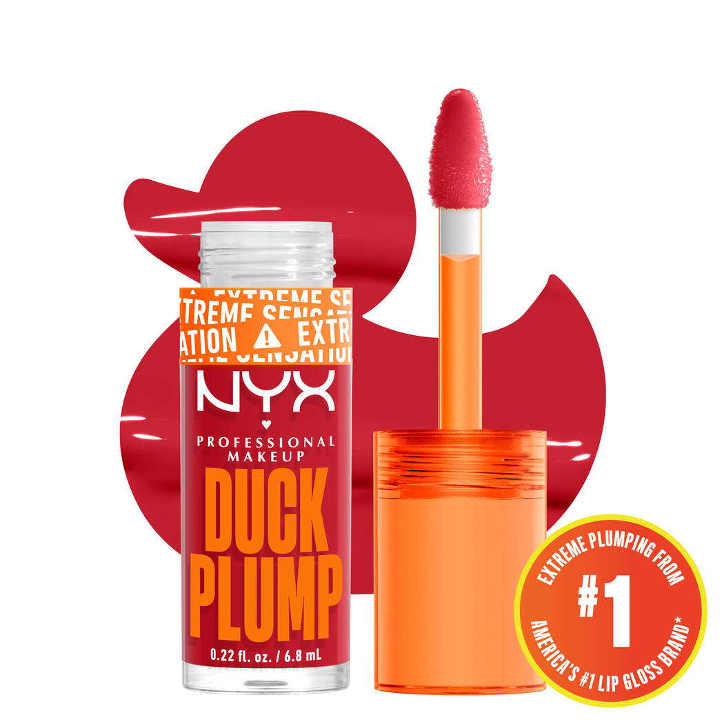 Plumping lip gloss for fuller-looking lips