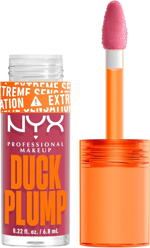 Plumping lip gloss for fuller-looking lips