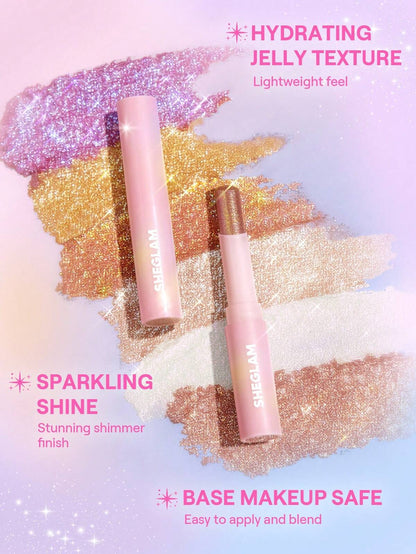 Jelly glow stick for dewy, radiant finish