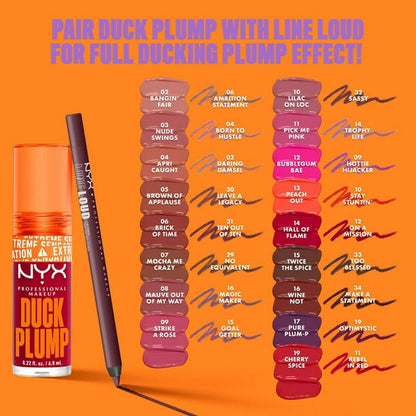 Plumping lip gloss for fuller-looking lips