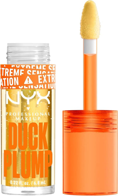 Plumping lip gloss for fuller-looking lips