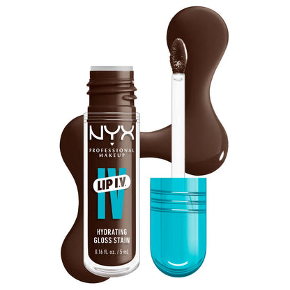 Hydrating lip gloss stain with lasting color